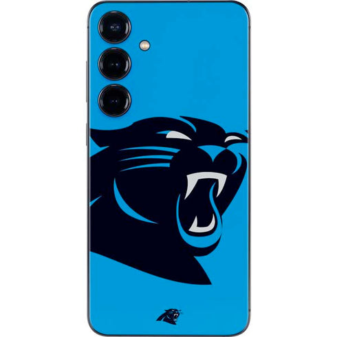 NFL Carolina Panthers Large Logo Galaxy S25 Skin